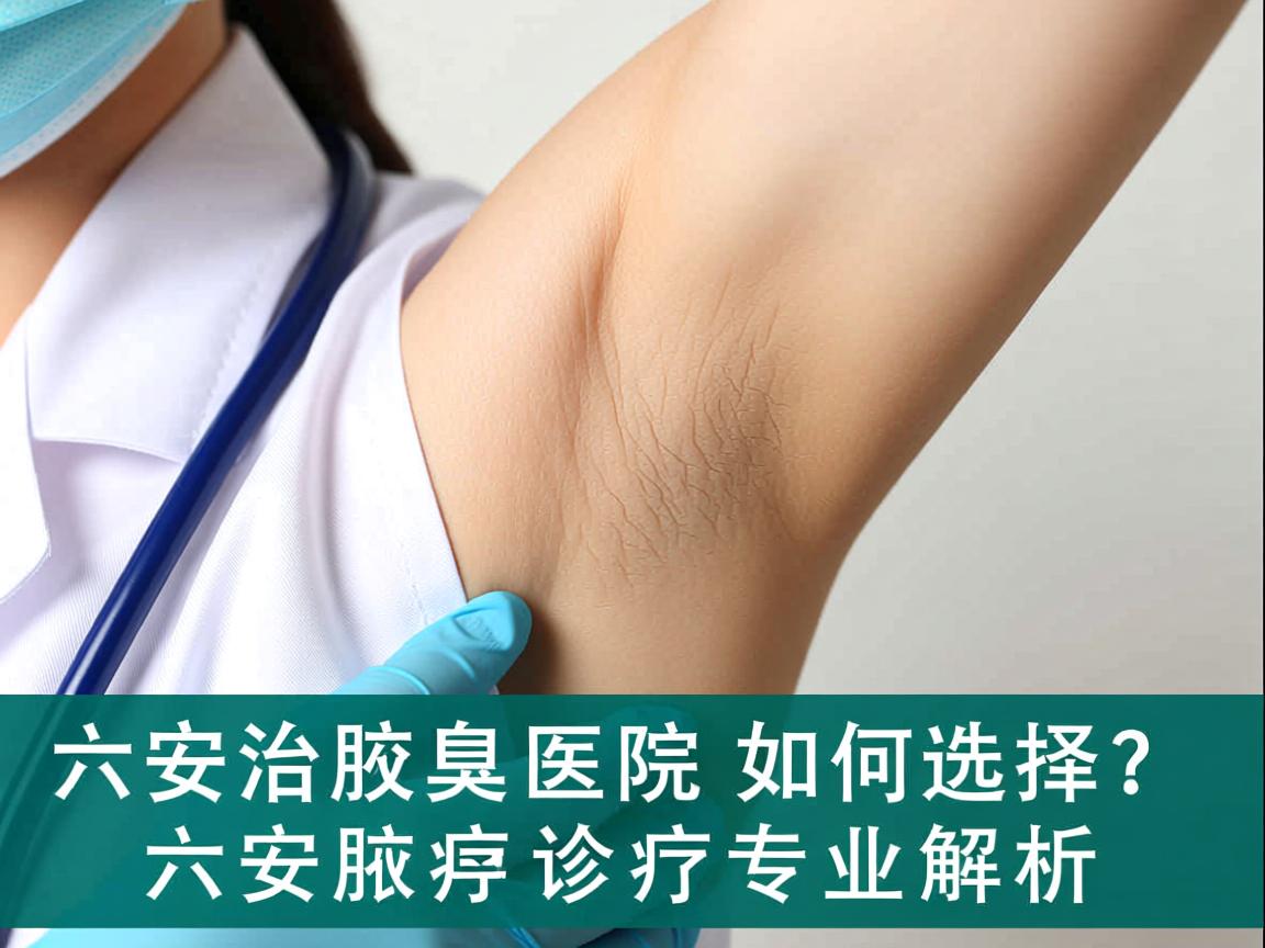 六安治腋臭医院如何选择？六安腋臭诊疗专业解析