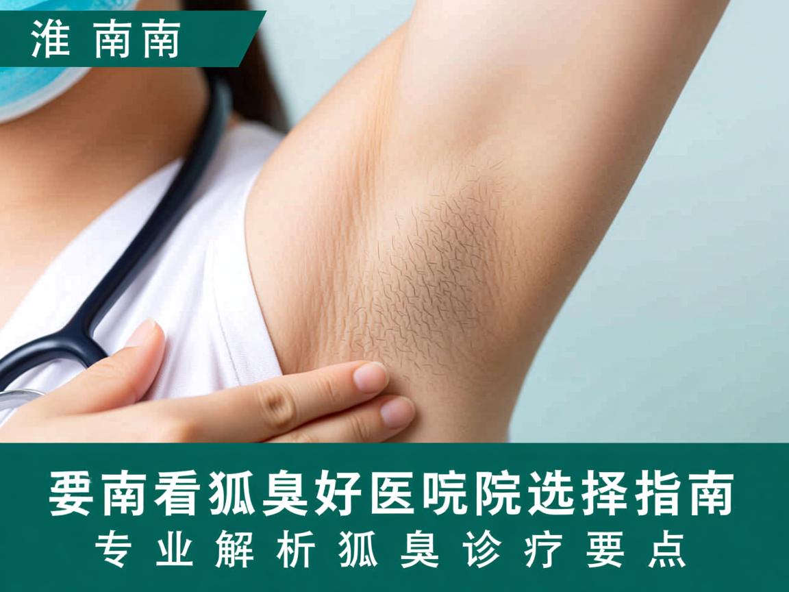 淮南看狐臭好医院选择指南，专业解析狐臭诊疗要点
