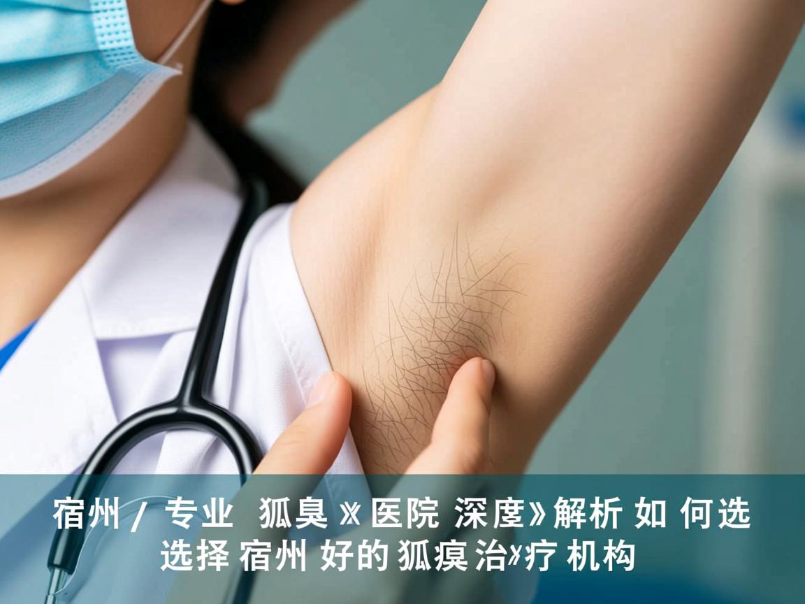 宿州专业狐臭医院深度解析，如何选择宿州好的狐臭治疗机构