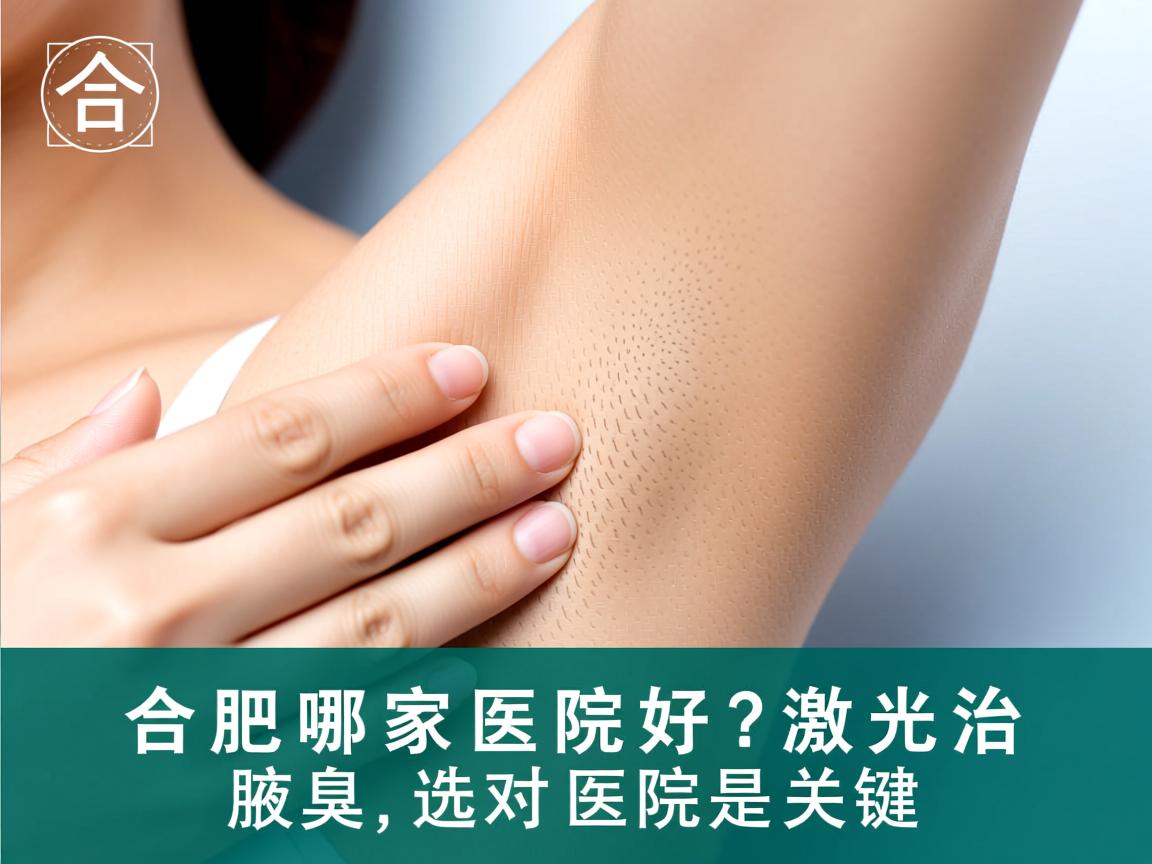 合肥哪家医院好？激光治腋臭，选对医院是关键