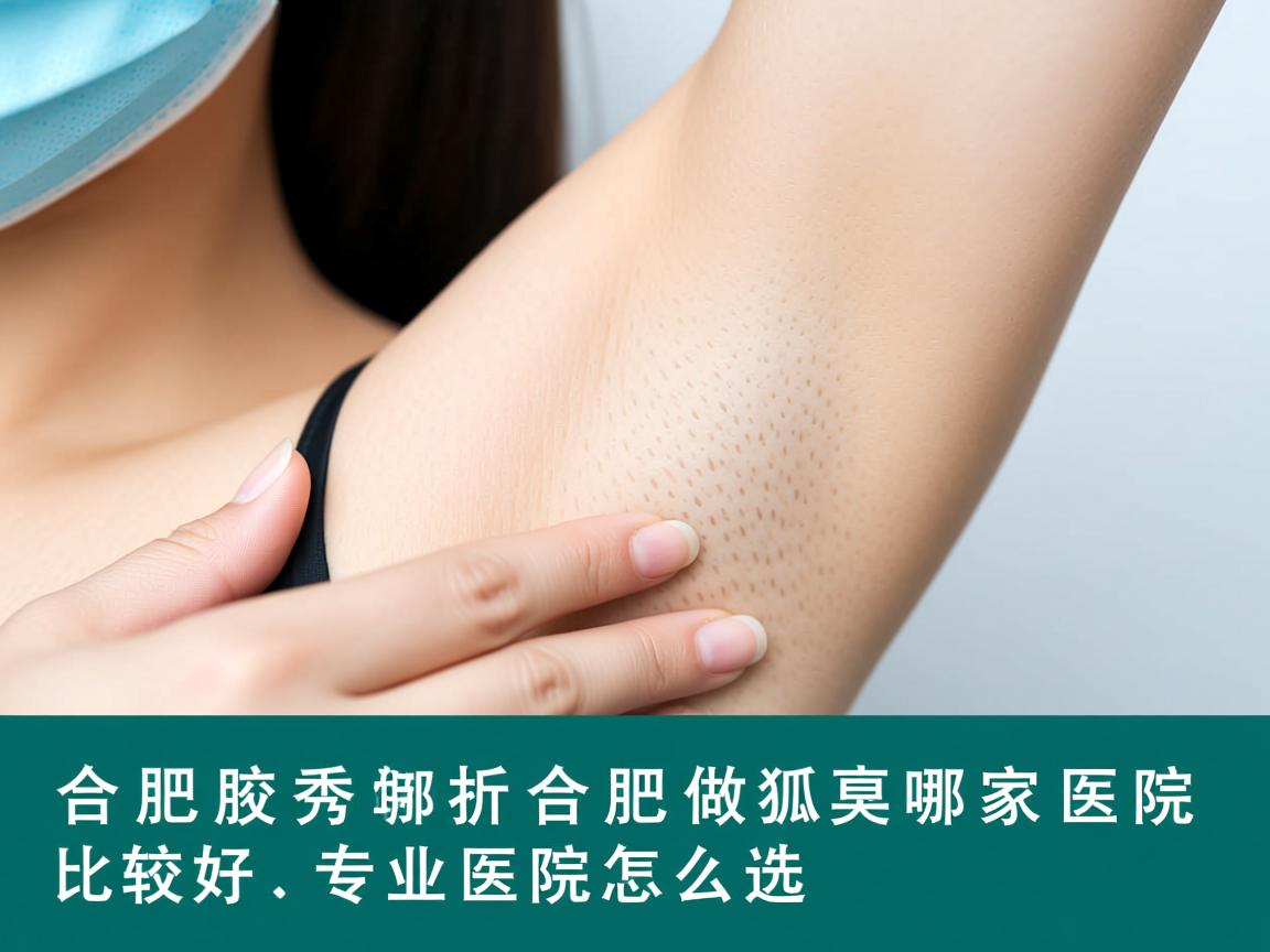 合肥腋秀解析，合肥做狐臭哪家医院比较好，专业医院怎么选