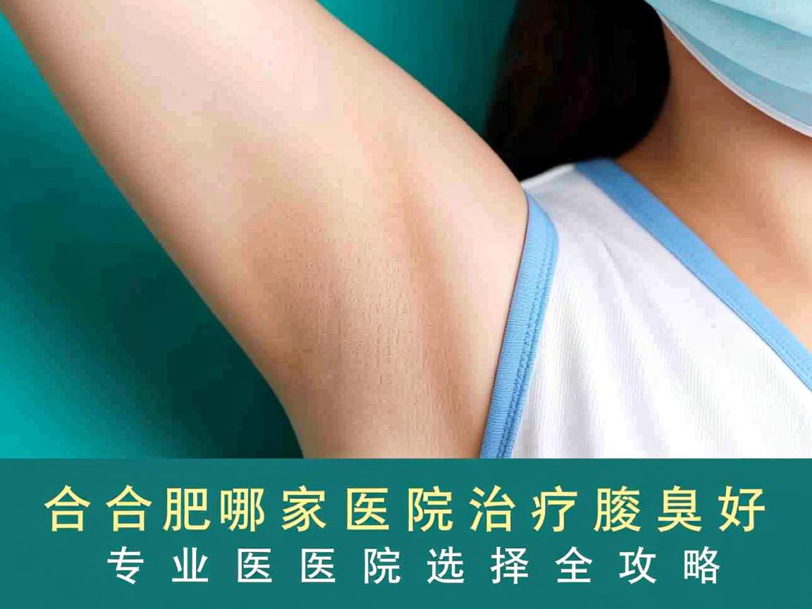 合肥腋秀解析，合肥哪家医院治疗腋臭好，专业医院选择全攻略