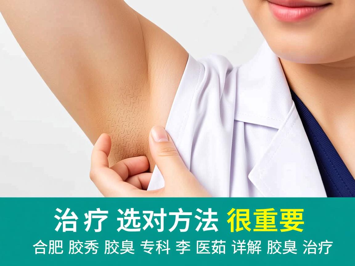 腋臭治疗选对方法很重要，合肥腋秀腋臭专科李茹医生详解腋臭治疗