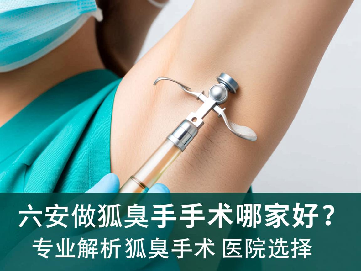 六安做狐臭手术哪家好？专业解析狐臭手术医院选择