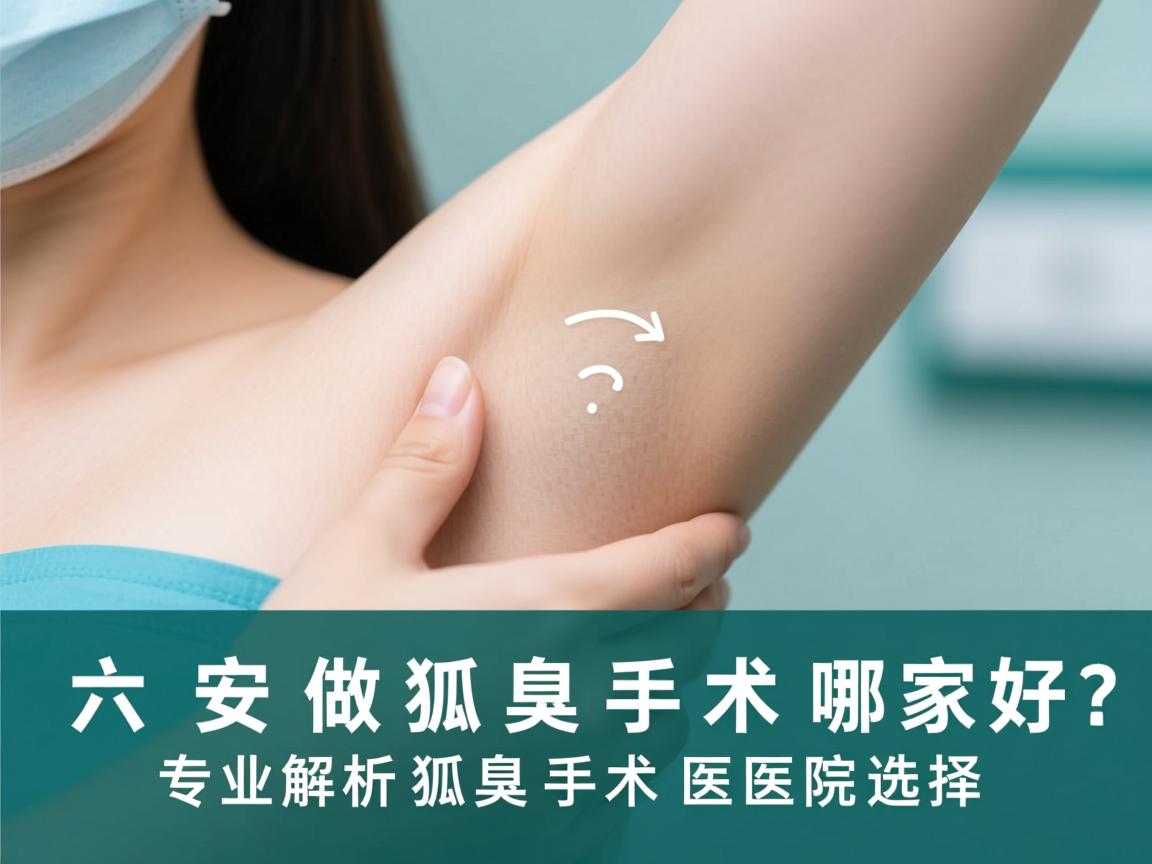 六安做狐臭手术哪家好？专业解析狐臭手术医院选择