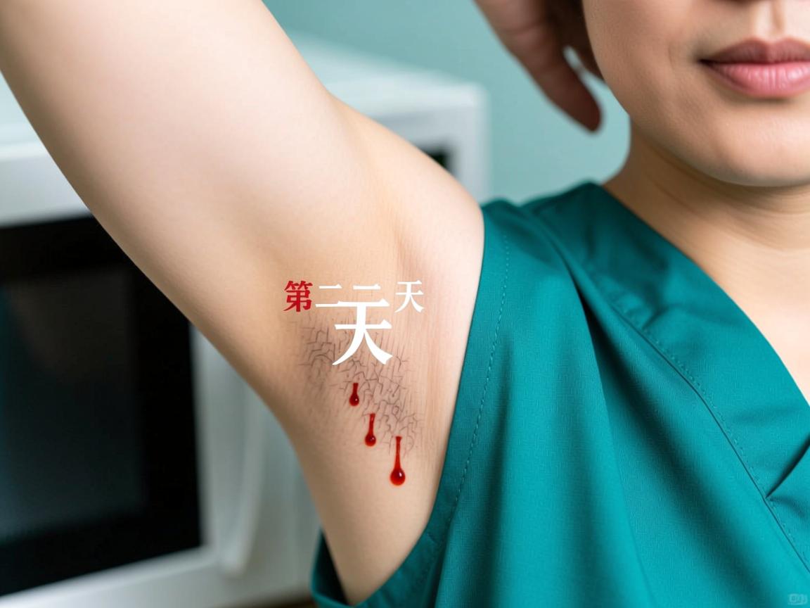 微波治疗腋臭后第二天，腋臭治疗排淤血关键解析