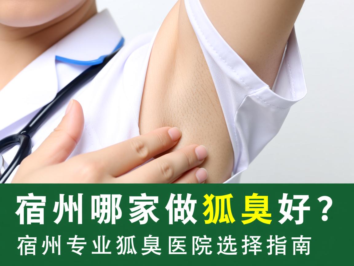 宿州哪家做狐臭好?宿州专业狐臭医院选择指南 宿州哪家做狐臭好?宿州专业狐臭医院选择指南