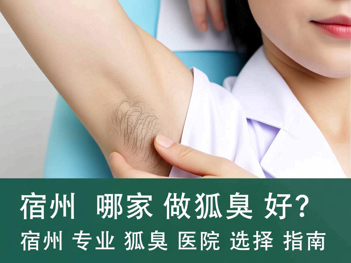 宿州哪家做狐臭好?宿州专业狐臭医院选择指南 宿州哪家做狐臭好?宿州专业狐臭医院选择指南