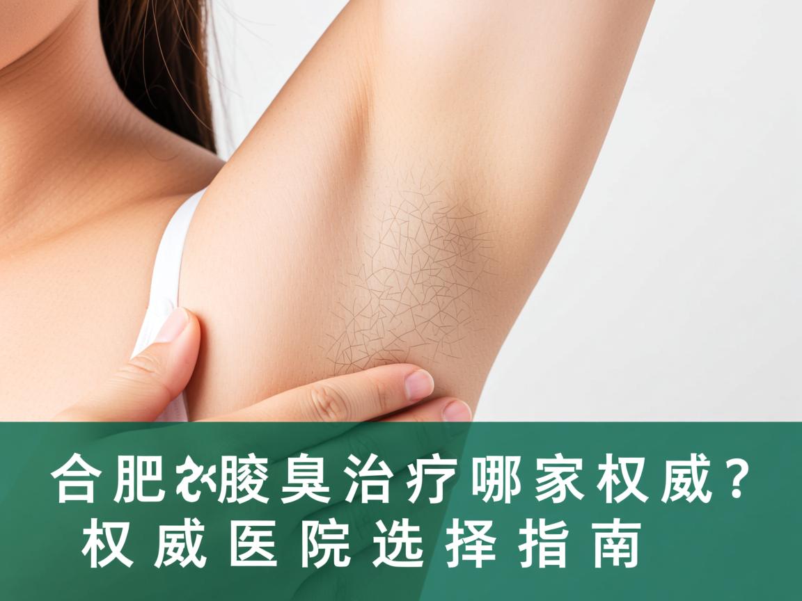 合肥腋臭治疗哪家权威？权威医院选择指南