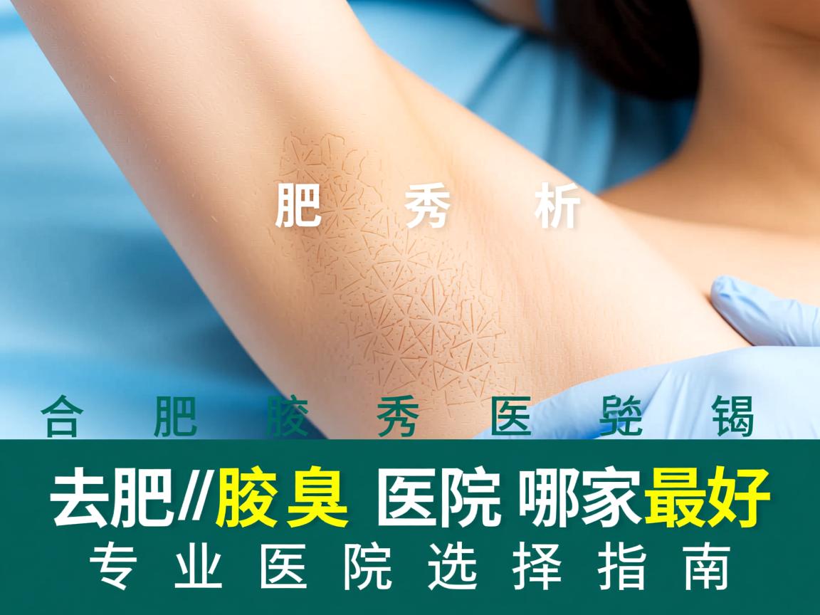 合肥腋秀解析，合肥去腋臭医院哪家最好，专业医院选择指南