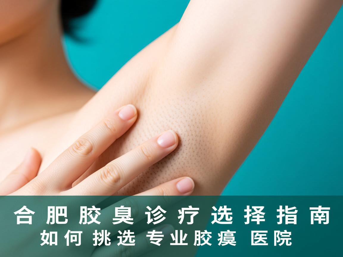 合肥腋臭诊疗选择指南，如何挑选专业腋臭医院