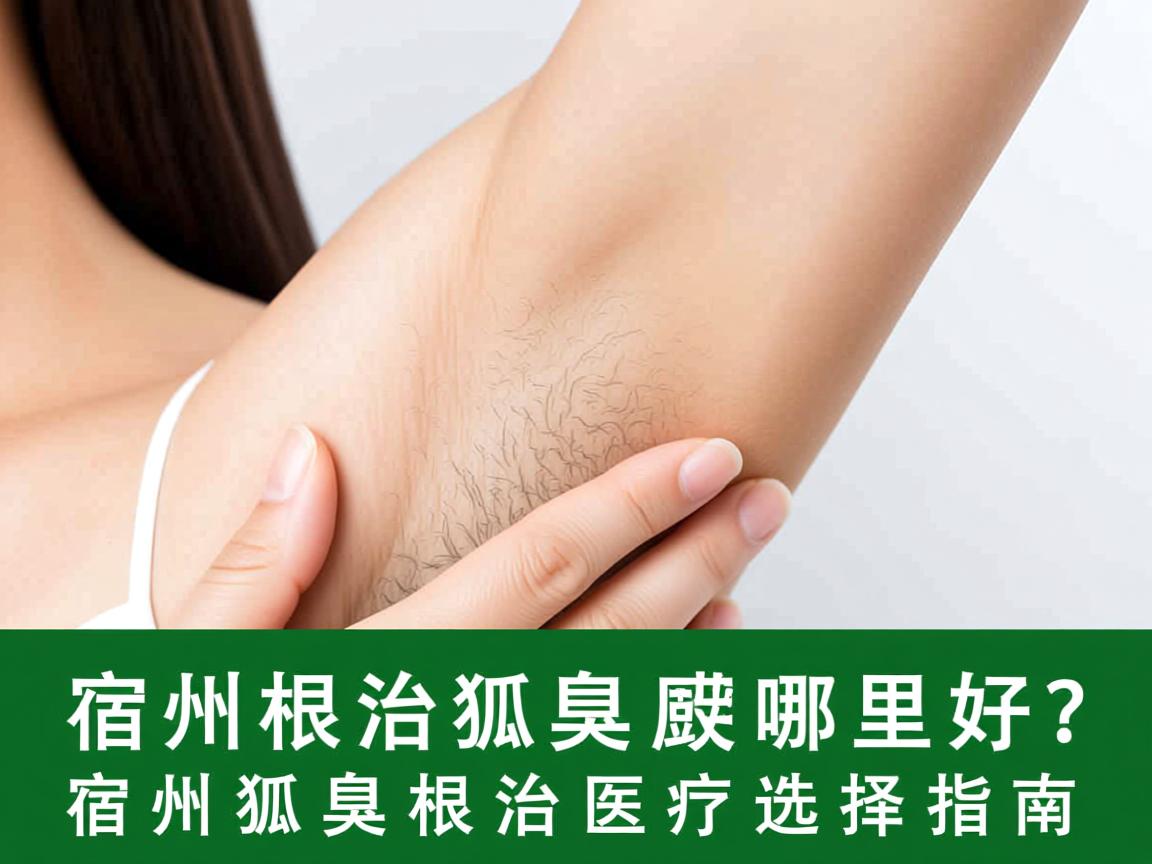 宿州根治狐臭哪里好？宿州狐臭根治医疗选择指南