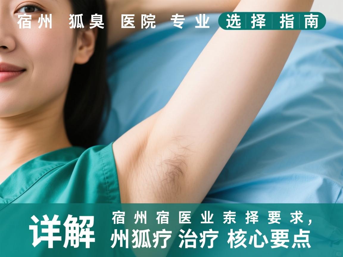 宿州狐臭医院专业选择指南,详解宿州狐臭治疗核心要点 宿州狐臭医院专业选择指南,详解宿州狐臭治疗核心要点
