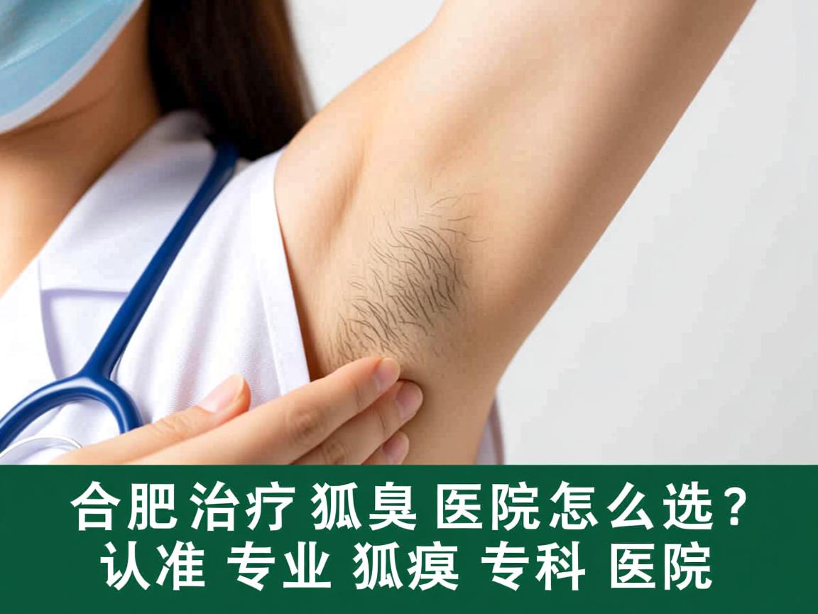 合肥治疗狐臭医院怎么选？认准专业狐臭专科医院