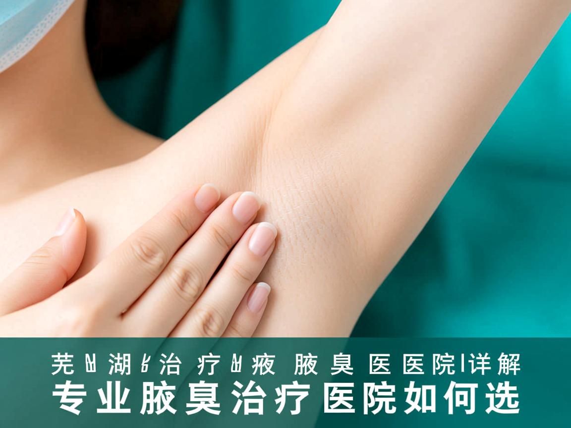 芜湖治疗腋臭医院详解，专业腋臭治疗医院如何选