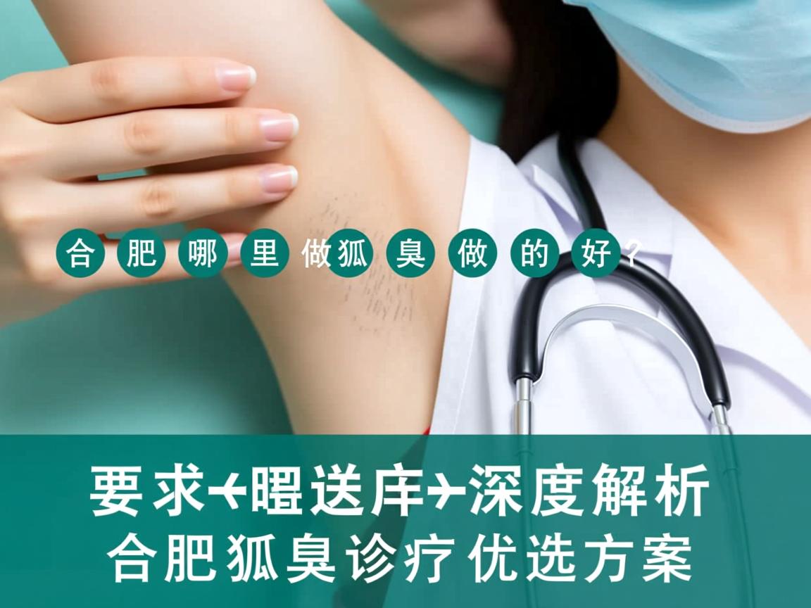 合肥哪里做狐臭做的好？深度解析合肥狐臭诊疗优选方案