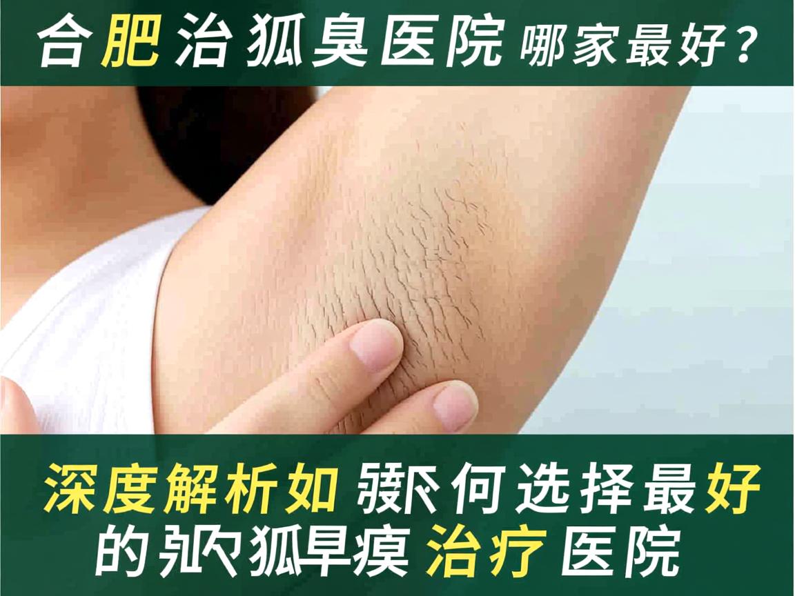 合肥治狐臭医院哪家最好？深度解析如何选择最好的狐臭治疗医院