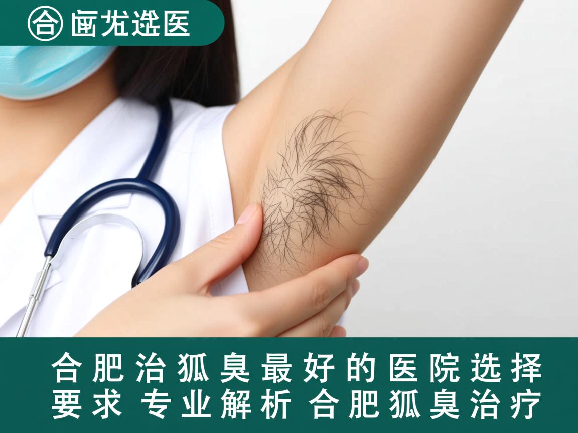 合肥治狐臭最好的医院选择，专业解析合肥狐臭治疗