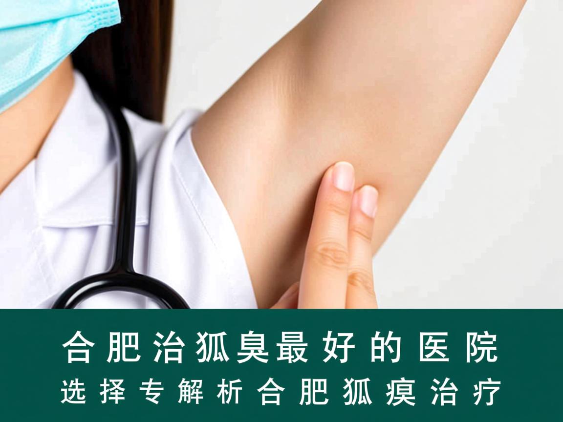 合肥治狐臭最好的医院选择，专业解析合肥狐臭治疗