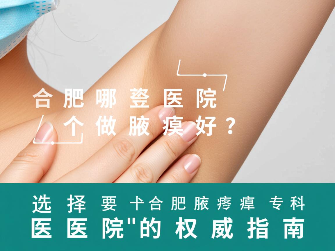 合肥哪个医院做腋臭好?选择合肥腋臭专科医院的权威指南 合肥哪个医院做腋臭好?选择合肥腋臭专科医院的权威指南