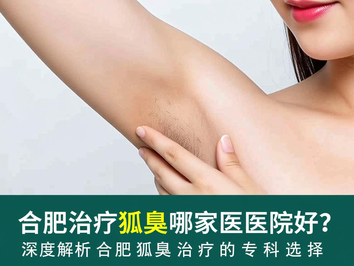 合肥治疗狐臭哪家医院好？深度解析合肥狐臭治疗的专科选择