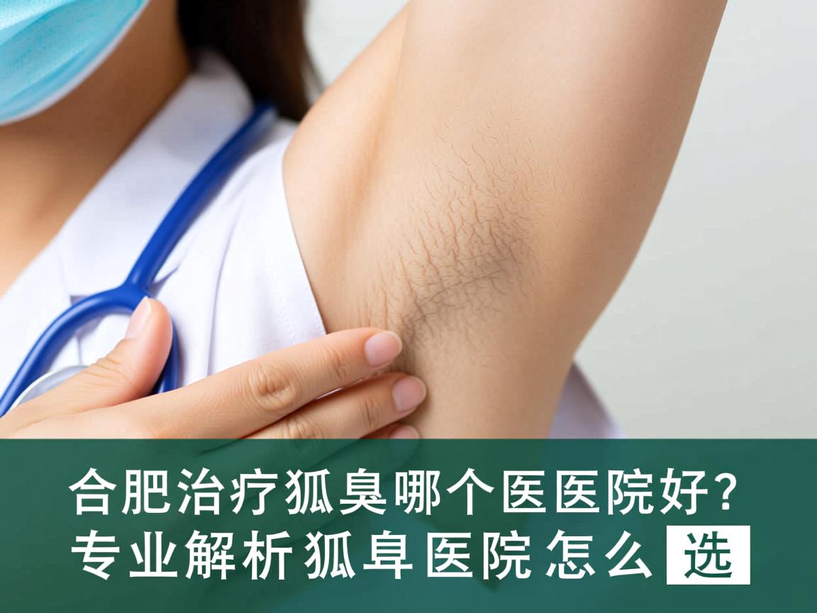 合肥治疗狐臭哪个医院好？专业解析狐臭医院怎么选