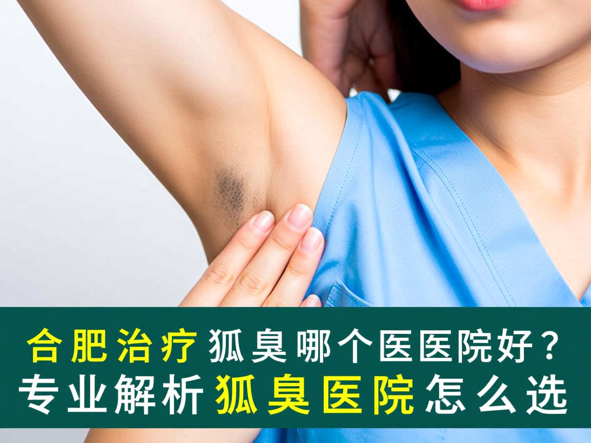 合肥治疗狐臭哪个医院好？专业解析狐臭医院怎么选