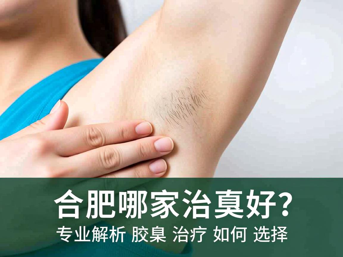 合肥哪家治腋臭好？专业解析腋臭治疗如何选择