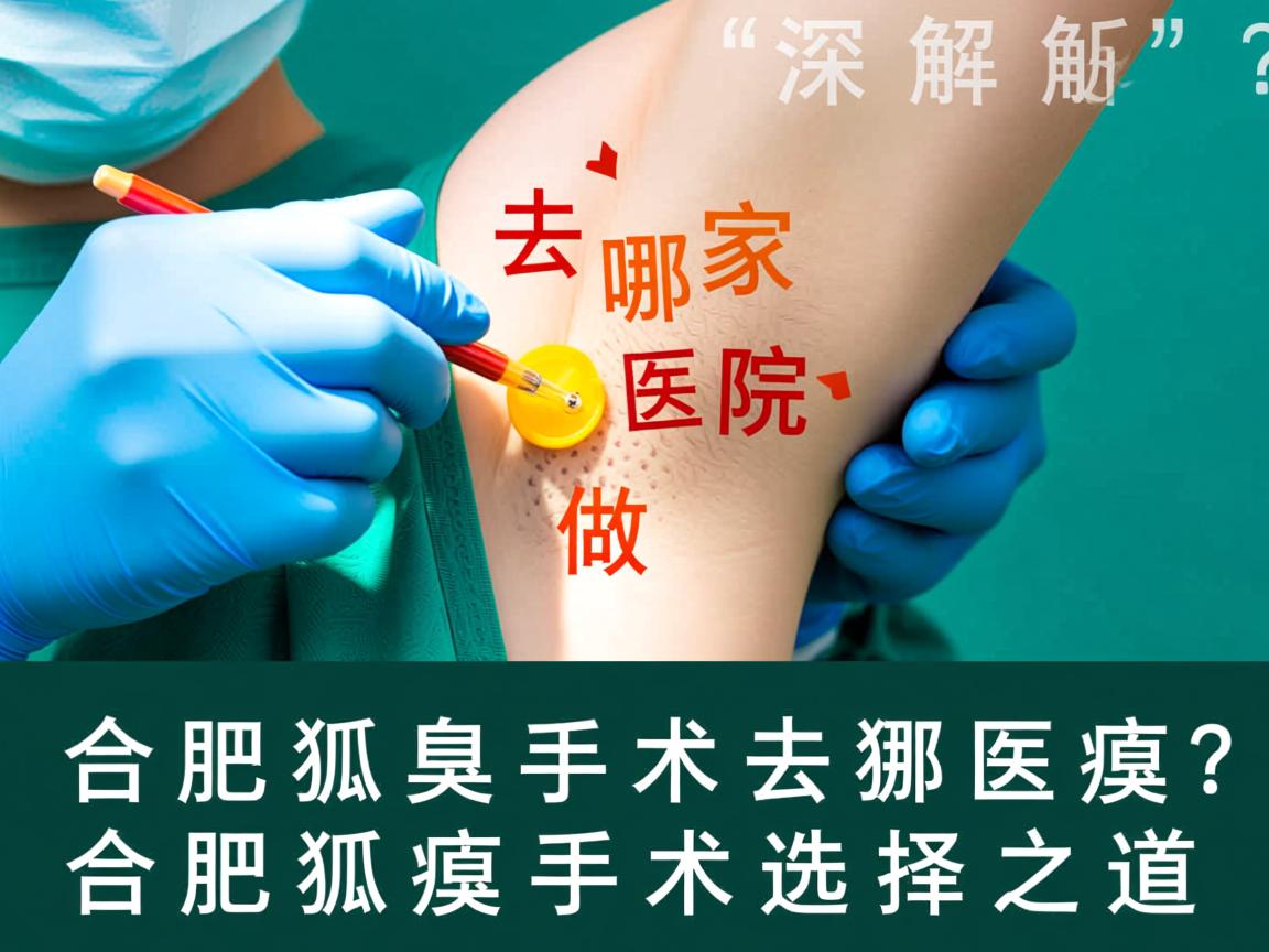 合肥狐臭手术去哪家医院做？深度解析合肥狐臭手术选择之道