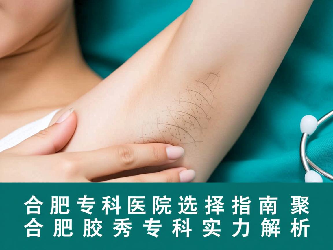 合肥腋臭专科医院选择指南，聚焦合肥腋秀专科实力解析
