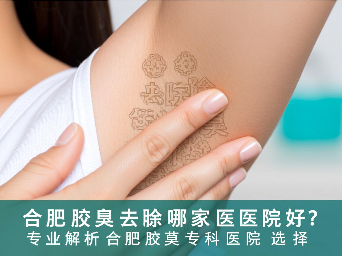 合肥腋臭去除哪家医院好？专业解析合肥腋臭专科医院选择