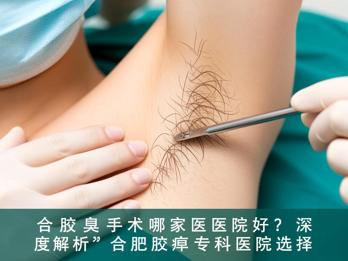 合肥腋臭手术哪家医院好？深度解析合肥腋臭专科医院选择