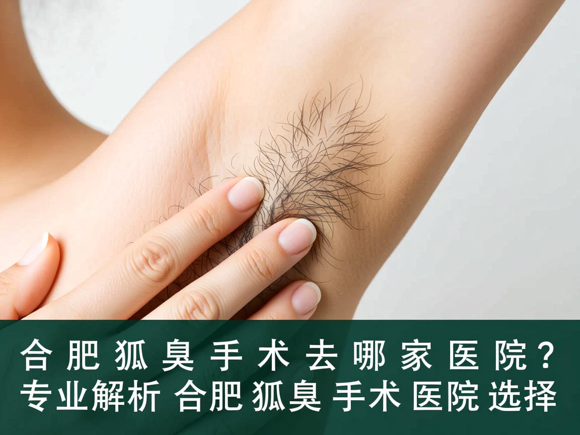 合肥狐臭手术去哪家医院？专业解析合肥狐臭手术医院选择