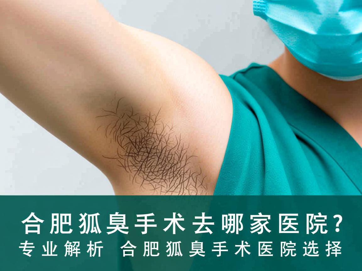 合肥狐臭手术去哪家医院？专业解析合肥狐臭手术医院选择
