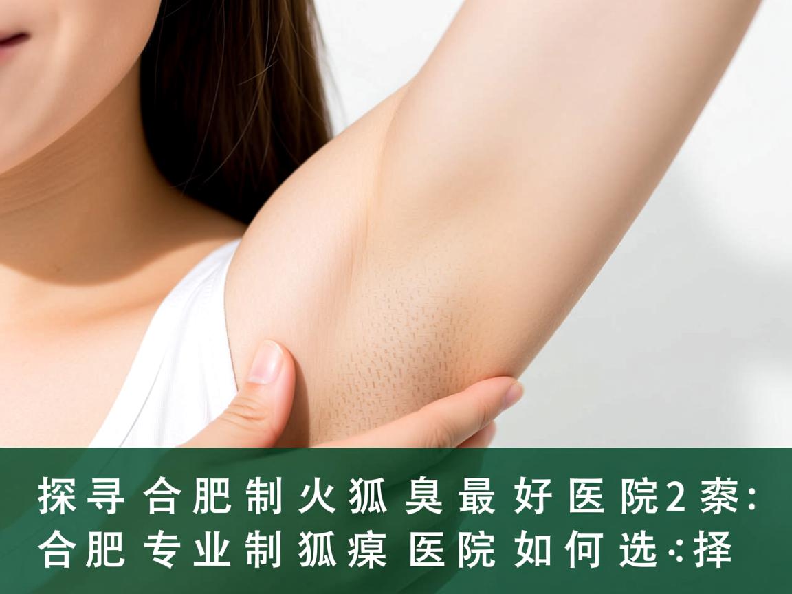 探寻合肥制狐臭最好医院，合肥专业制狐臭医院如何选择