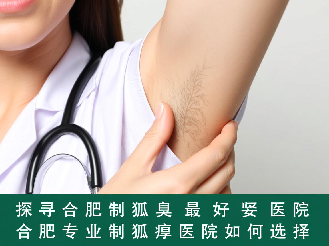 探寻合肥制狐臭最好医院，合肥专业制狐臭医院如何选择