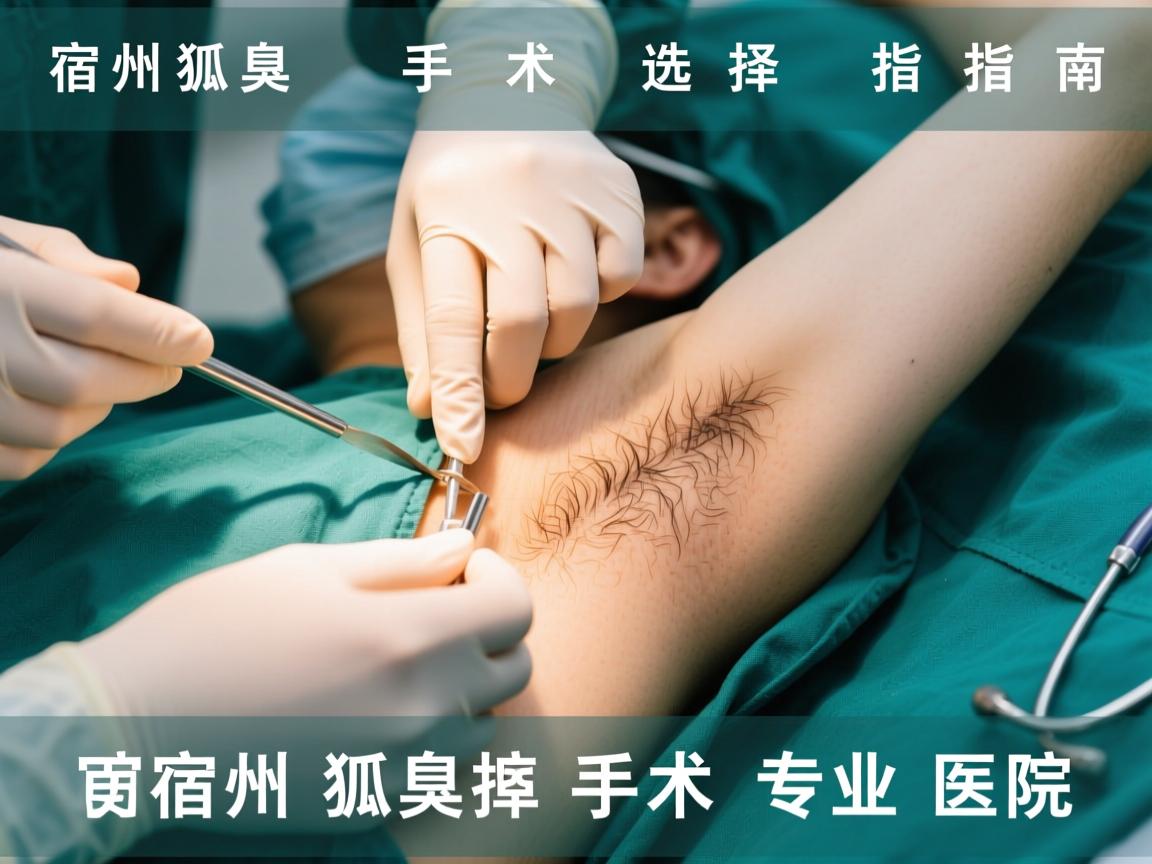 宿州狐臭手术选择指南，详解宿州狐臭手术专业医院