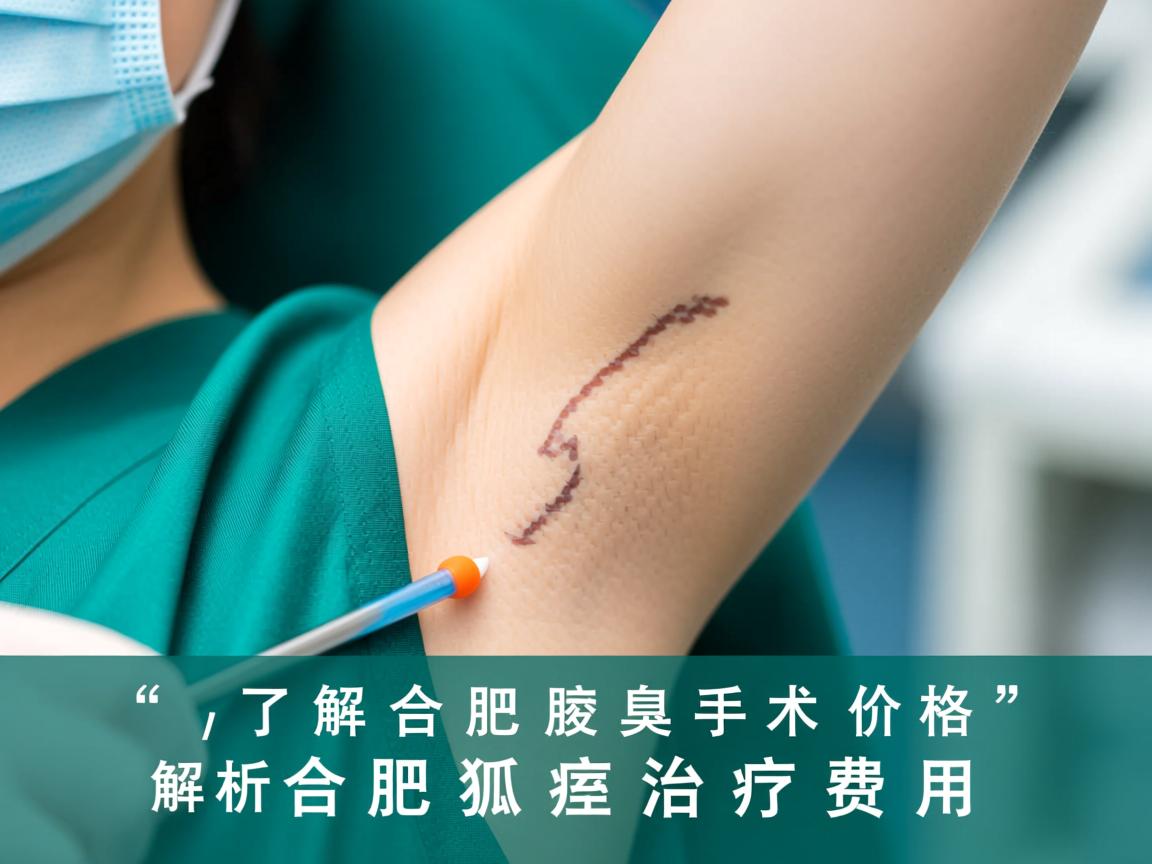 了解合肥腋臭手术价格 解析合肥狐臭治疗费用