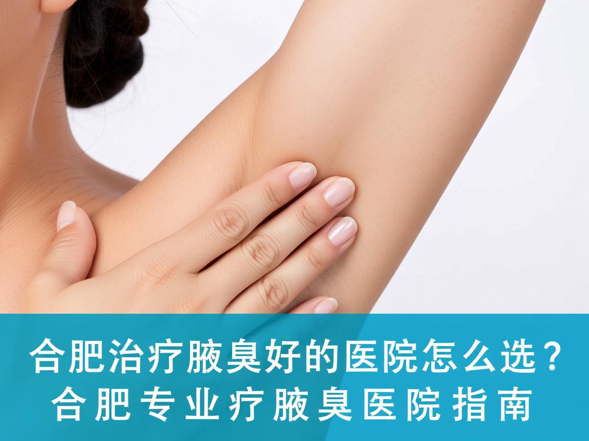 合肥治疗腋臭好的医院怎么选？合肥专业疗腋臭医院指南