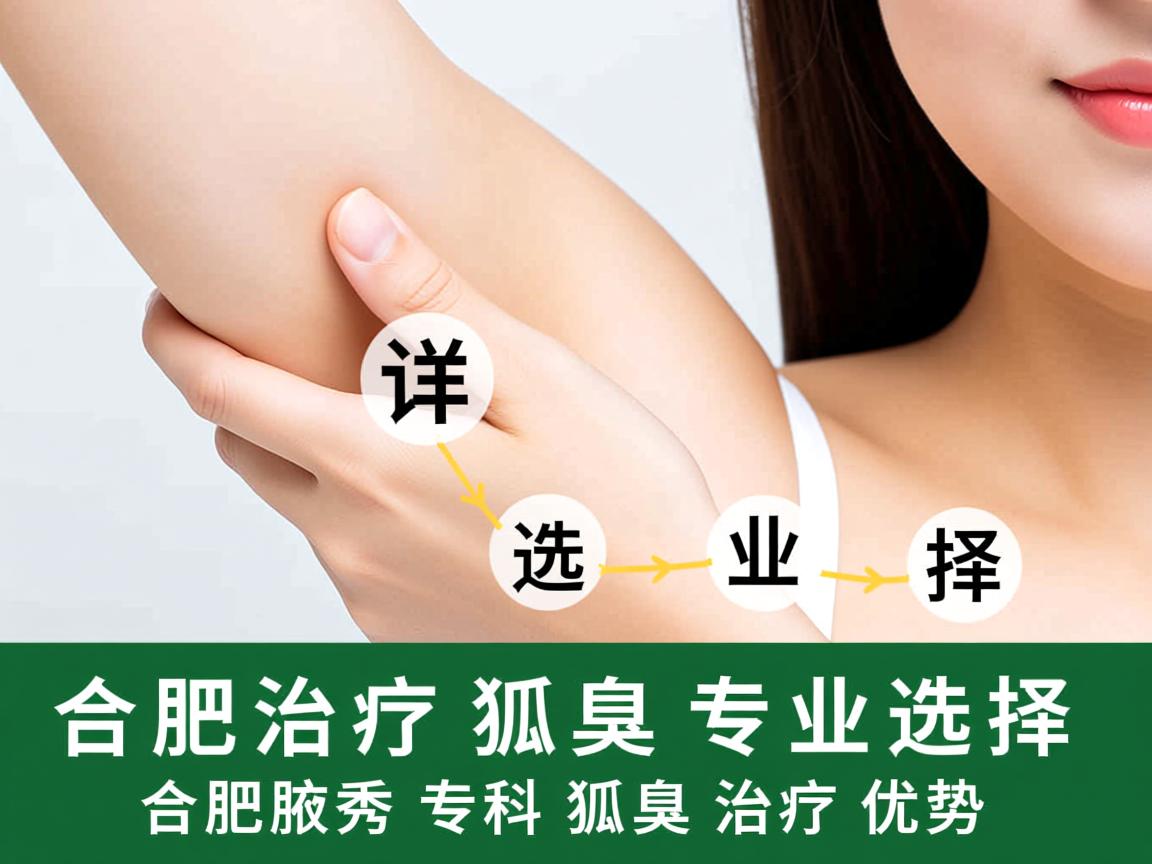 合肥治疗狐臭专业选择，详解合肥腋秀专科狐臭治疗优势