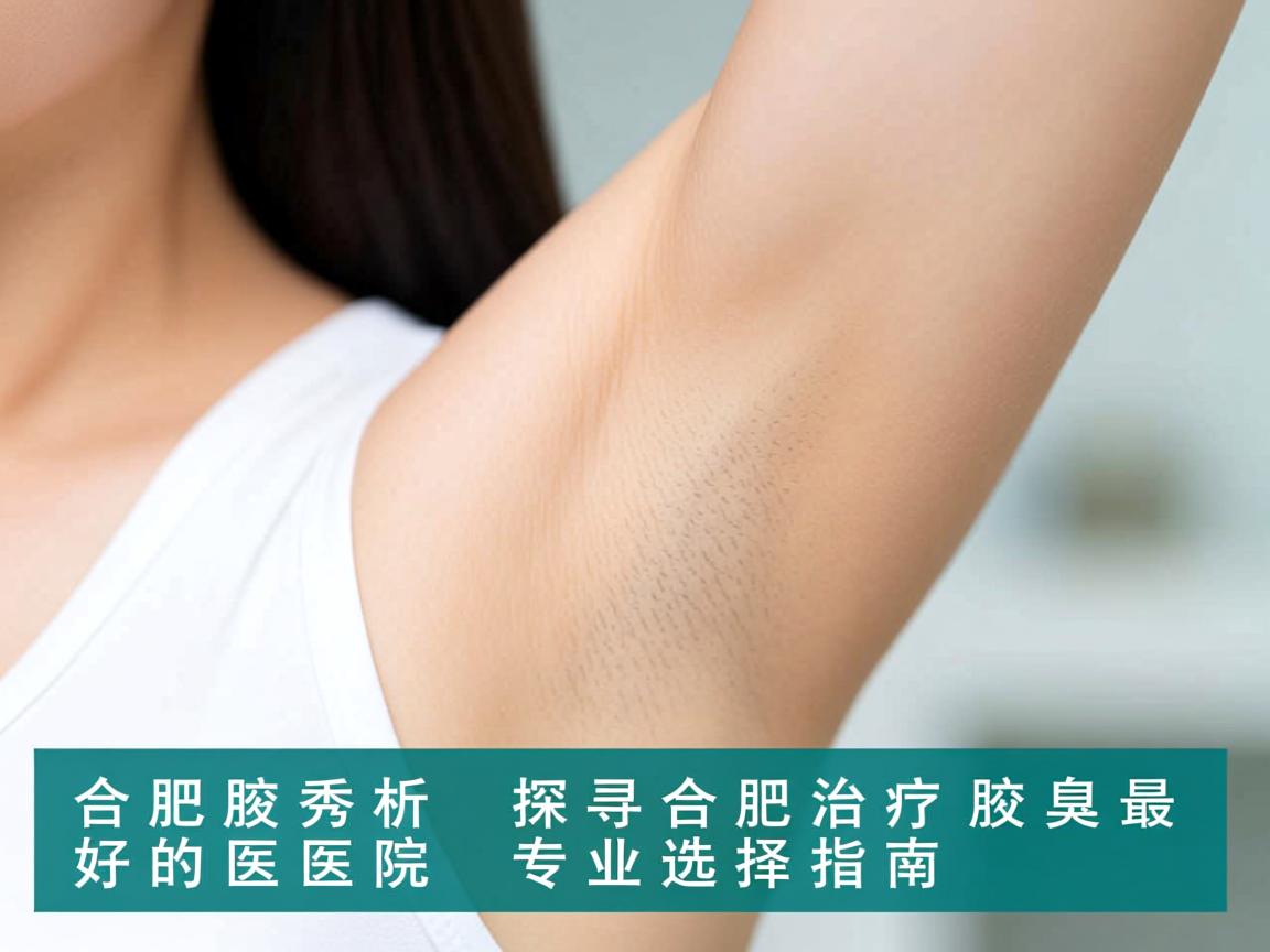 合肥腋秀解析，探寻合肥治疗腋臭最好的医院，专业选择指南