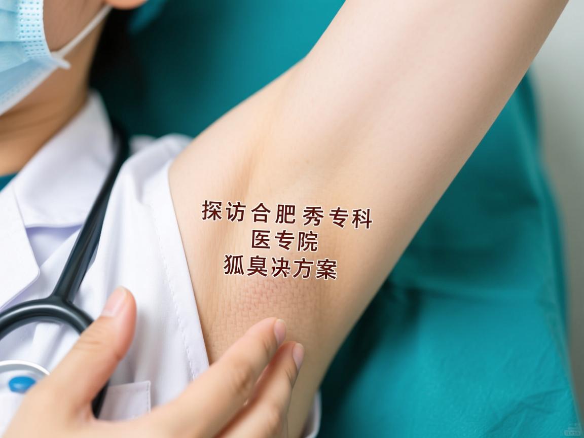 探访合肥腋臭诊疗专科医院，详解合肥腋秀专科的狐臭解决方案