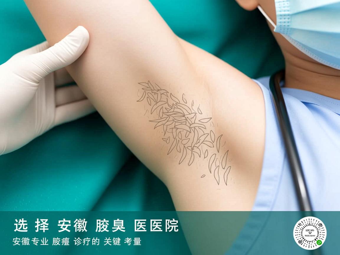 选择安徽腋臭医院，安徽专业腋臭诊疗的关键考量