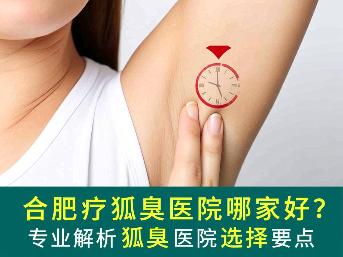 合肥治疗狐臭医院哪家好？专业解析狐臭医院选择要点