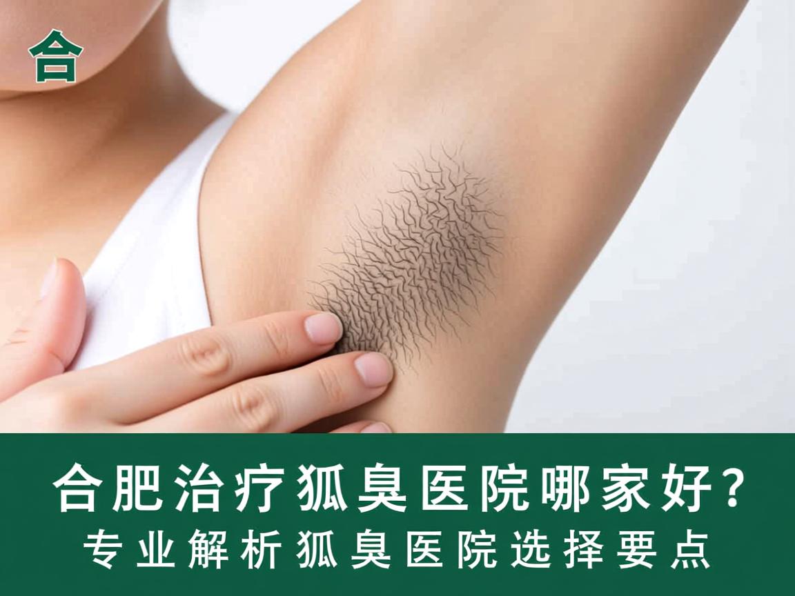 合肥治疗狐臭医院哪家好？专业解析狐臭医院选择要点