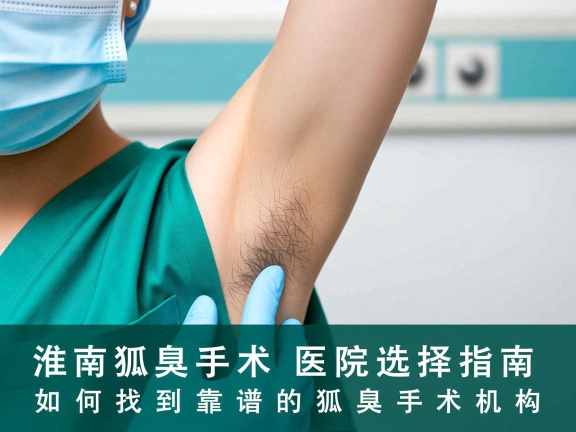 淮南狐臭手术医院选择指南，如何找到靠谱的狐臭手术机构
