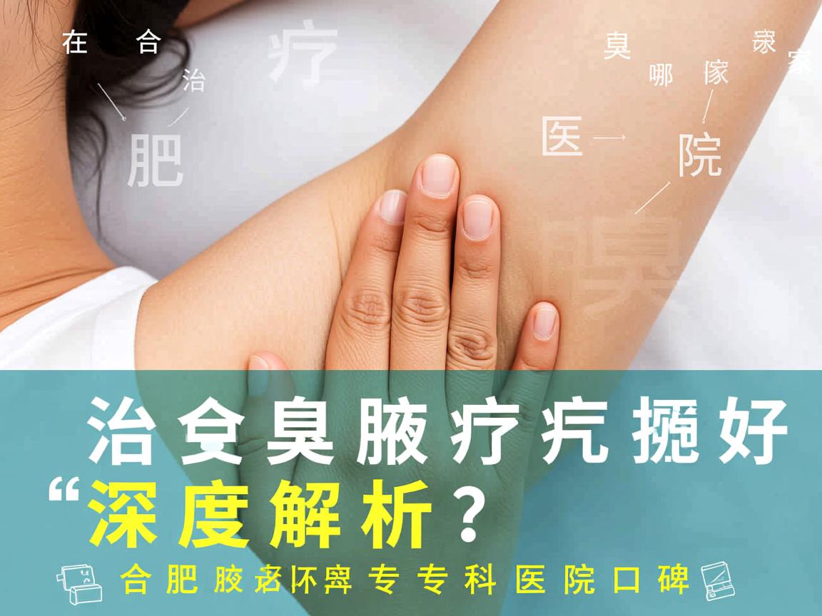 在合肥治疗腋臭哪家医院好？深度解析合肥腋臭专科医院口碑