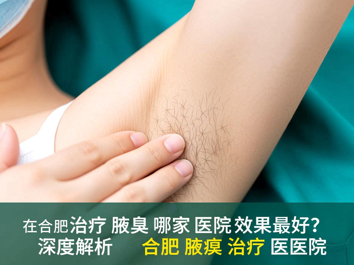 在合肥治疗腋臭哪家医院效果最好？深度解析合肥腋臭治疗医院