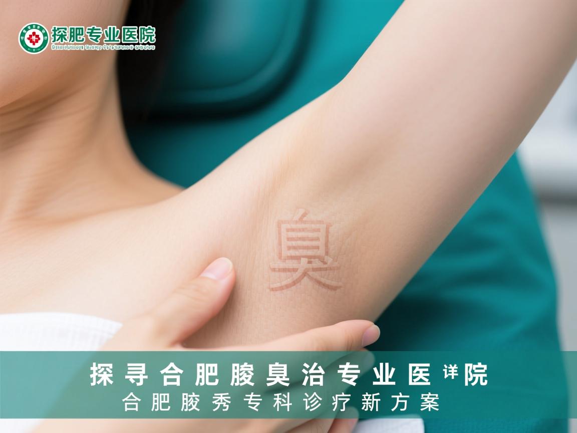 探寻合肥腋臭治疗专业医院，详解合肥腋秀专科诊疗新方案