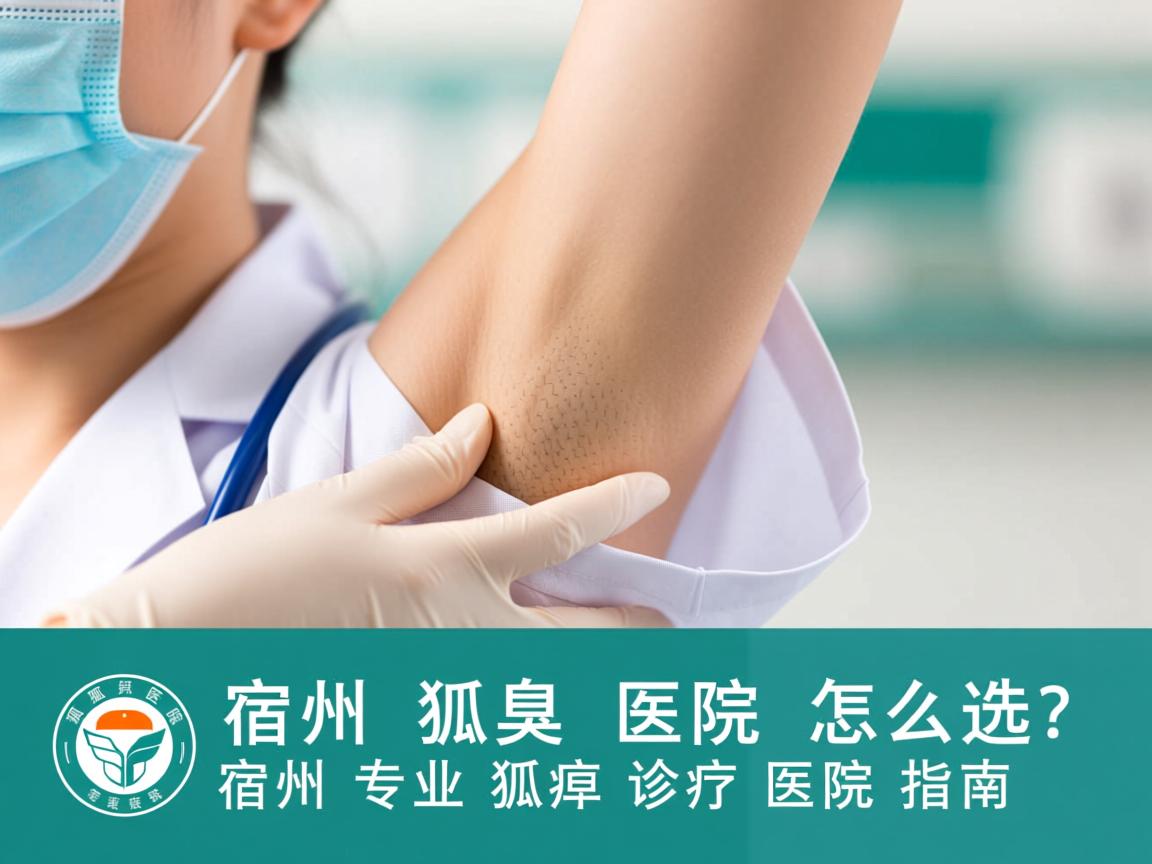宿州狐臭医院怎么选？宿州专业狐臭诊疗医院指南